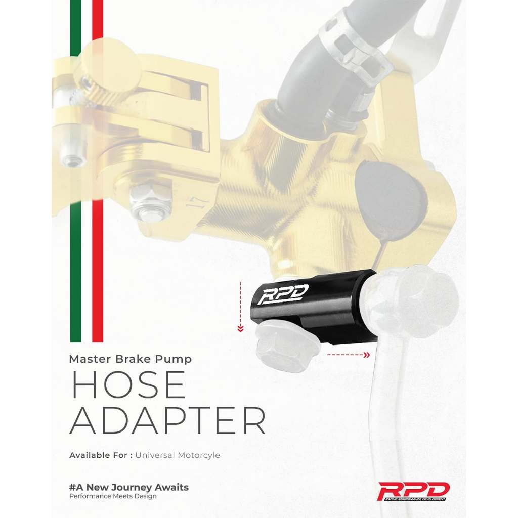 Jual RPD Adapter Selang Rem / Master Brake Pump Hose R1 M10-M10 ...