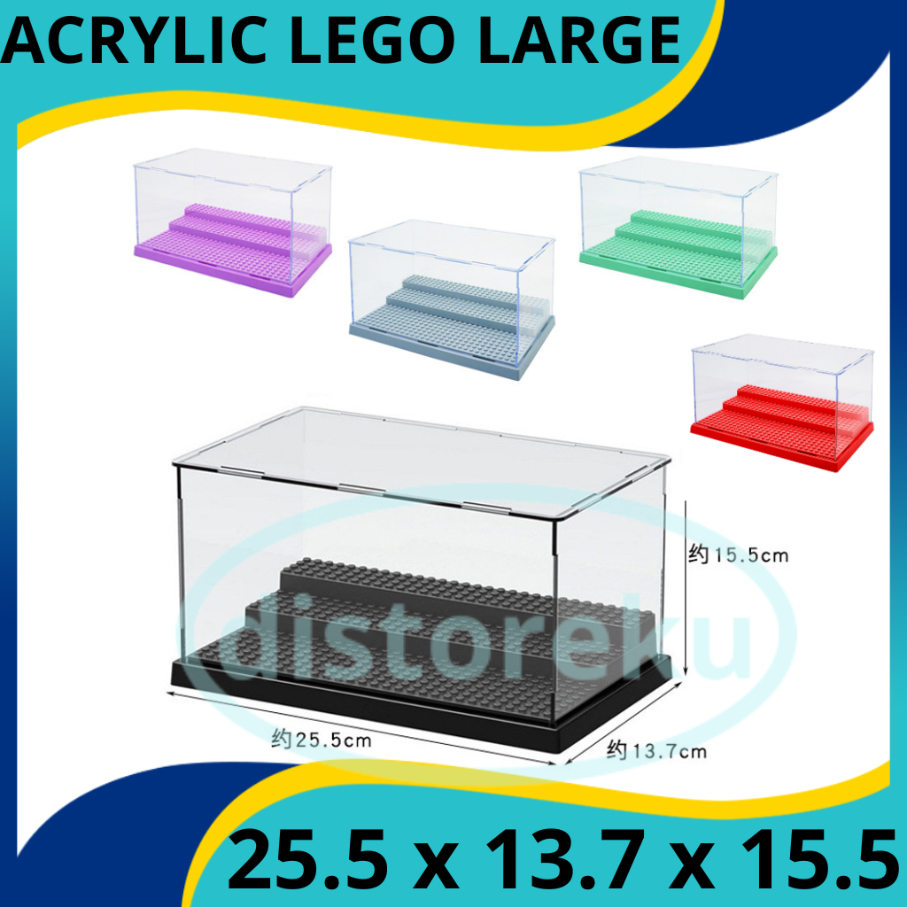 Jual BRICKS BASE PLATE MINI DISPLAY BOX BRICK MINIFIGURE DISPLAY ...