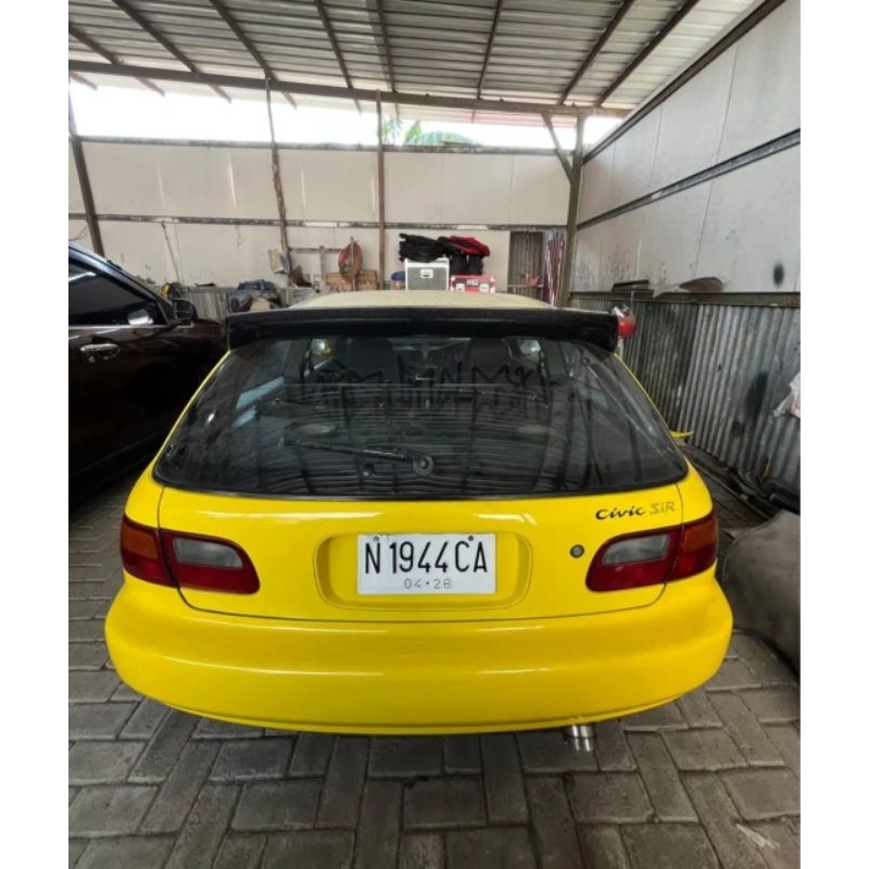 Jual Spoiler Spoon Civic Estilo SR3 carbon kevlar | Shopee Indonesia
