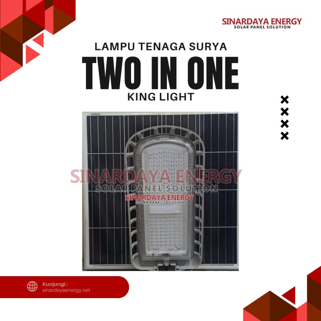 Jual Lampu PJU Solarcell Two In One 80 Watt Lampu Jalan Tenaga Surya ...