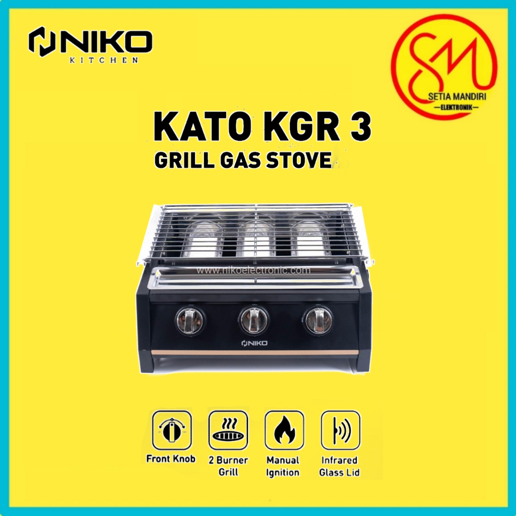 Jual NIKO KGR 2 3 4 Kompor BBQ Panggangan Sosis Kompor Grill KGR2 KGR3 ...