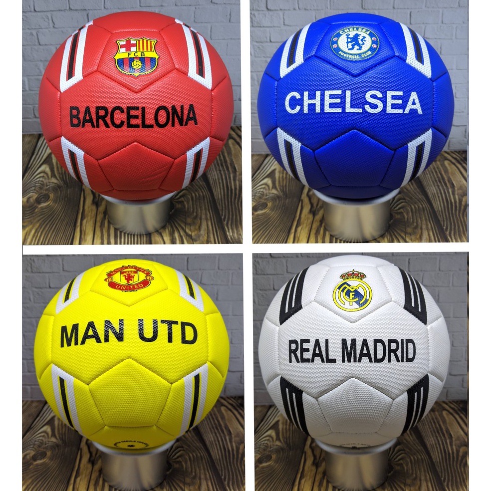 Jual Modern BOLA SEPAK SIZE 5 BONUS PENTIL BARCELONA REAL MADRID ...