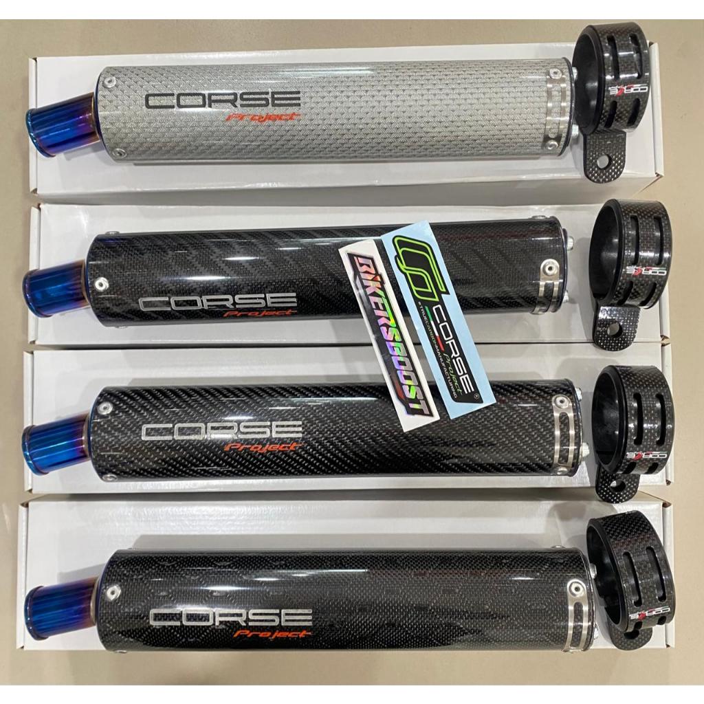 Jual Silencer Knalpot 2Tak 2 Tak 2T Corse Project D2 Blue Endtip Ninja
