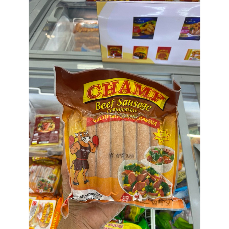 Jual CHAMP BEEF SAUSAGE | Shopee Indonesia