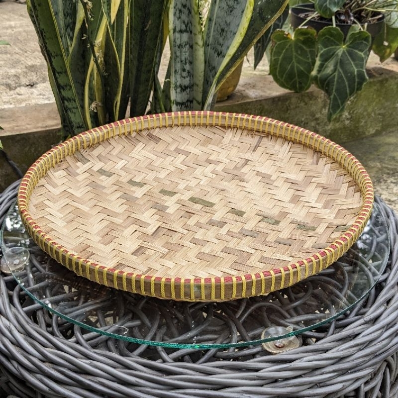 Jual tampah bambu 33-35 cm tampah bambu kecil | Shopee Indonesia