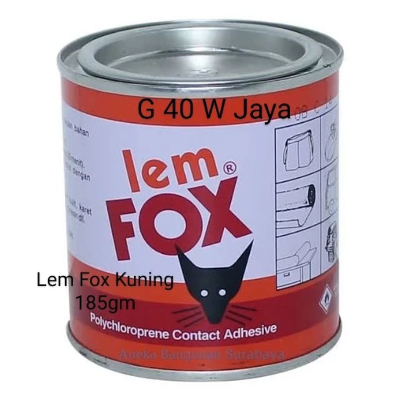 Jual Lem Fox Kuning 185gm | Shopee Indonesia
