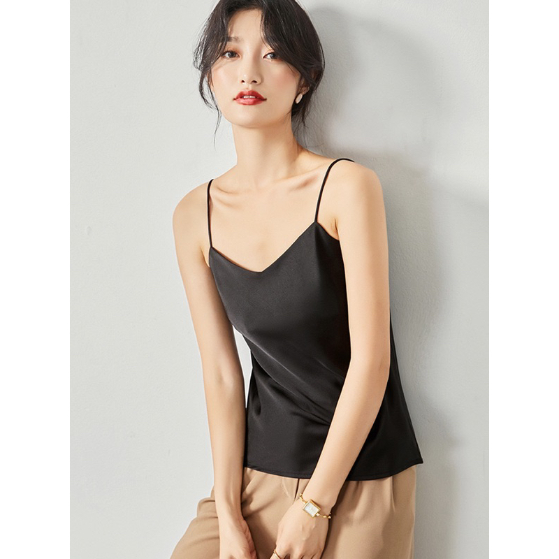 Jual tank top satin dalaman kebaya tali adjustable (bisa request size ...