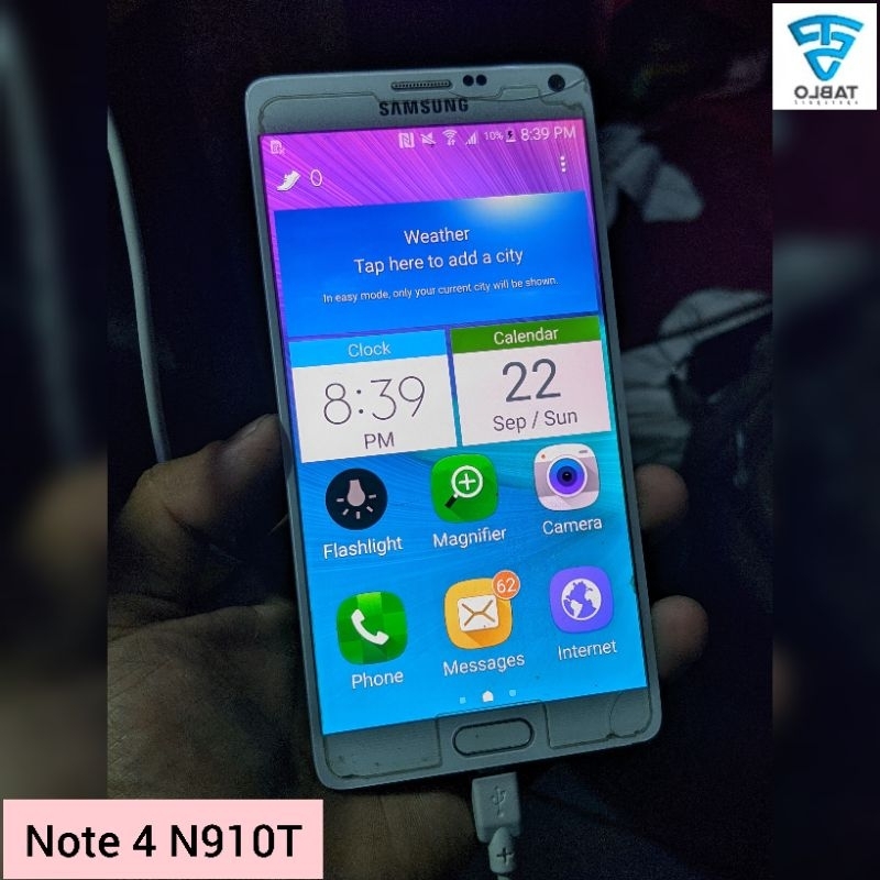 Jual LCD touchscreen Samsung Note 4 N910 putih Amoled Original copotan ...