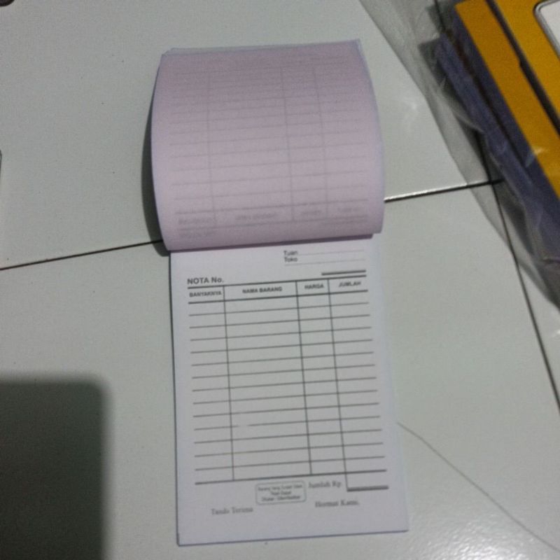 Jual nota 2 ply ncr exclusive (10) | Shopee Indonesia