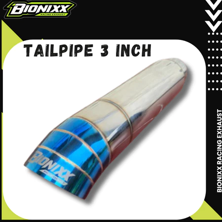 Tailpipe 3 inch biru