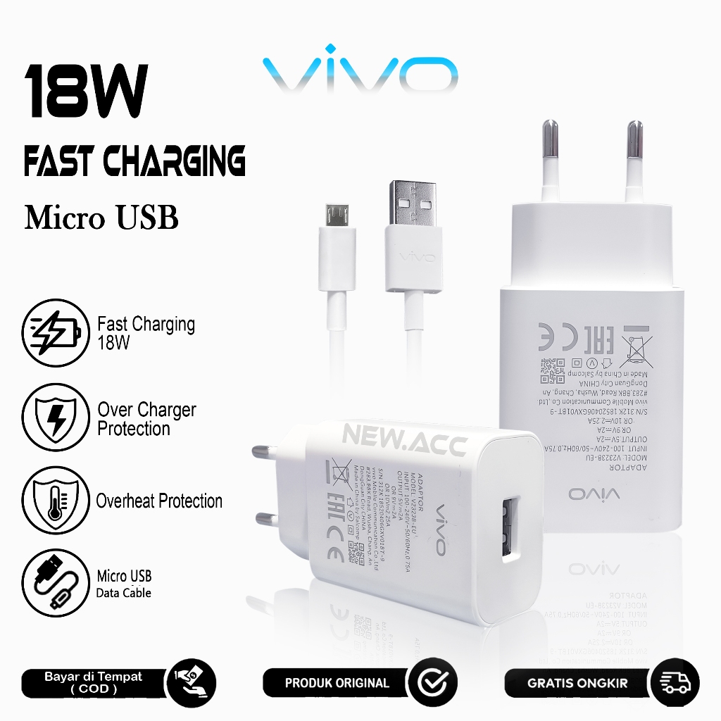 Fast Charging Vivo Y11 Original Charger Price Vivo Y11 Charger