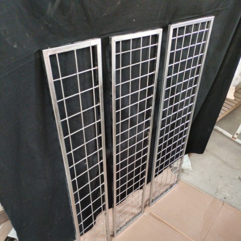 Jual Besi Ram Stanless/ Ram Display ukuran 20cmx100cm, 25cmx100cm ...