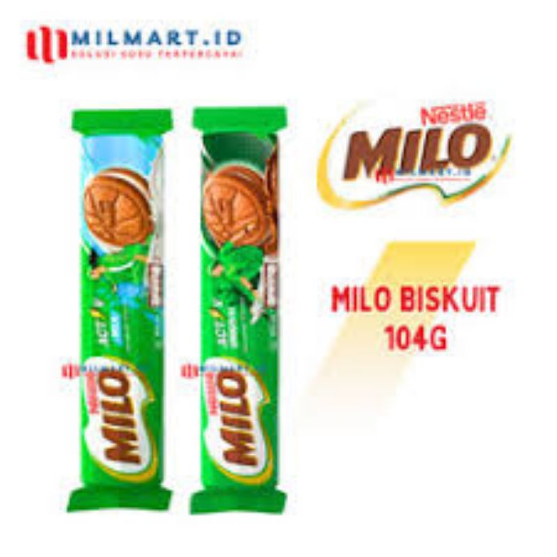 Jual MILO ACTIV BISKUIT RASA MILK | ORIGINAL NETTO 104 GR | Shopee ...