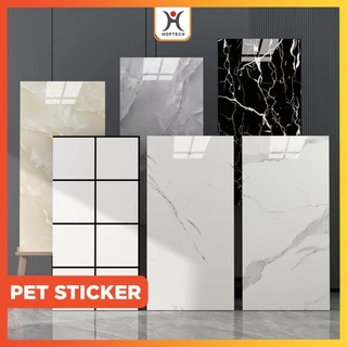 Hoptech-Wallpaper dinding VINYL Marble 30x60 cm / Lantai Vinyl Marbel Granit/Stiker Cabinet Marbel