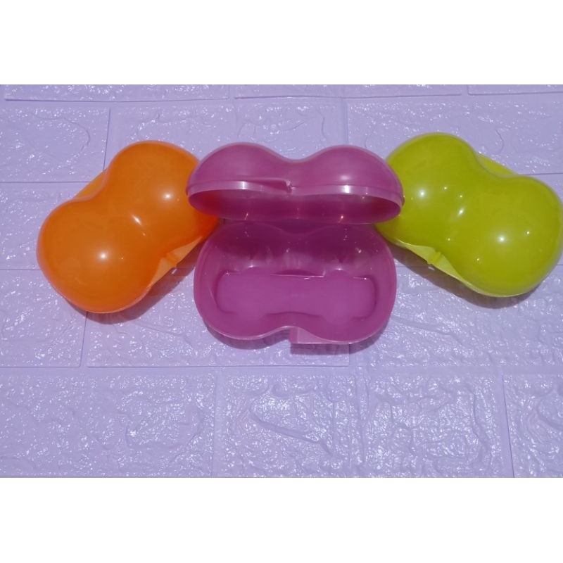 Jual tupperware unik lucu bentuk kacang dan garlic tempat penyimpanan ...