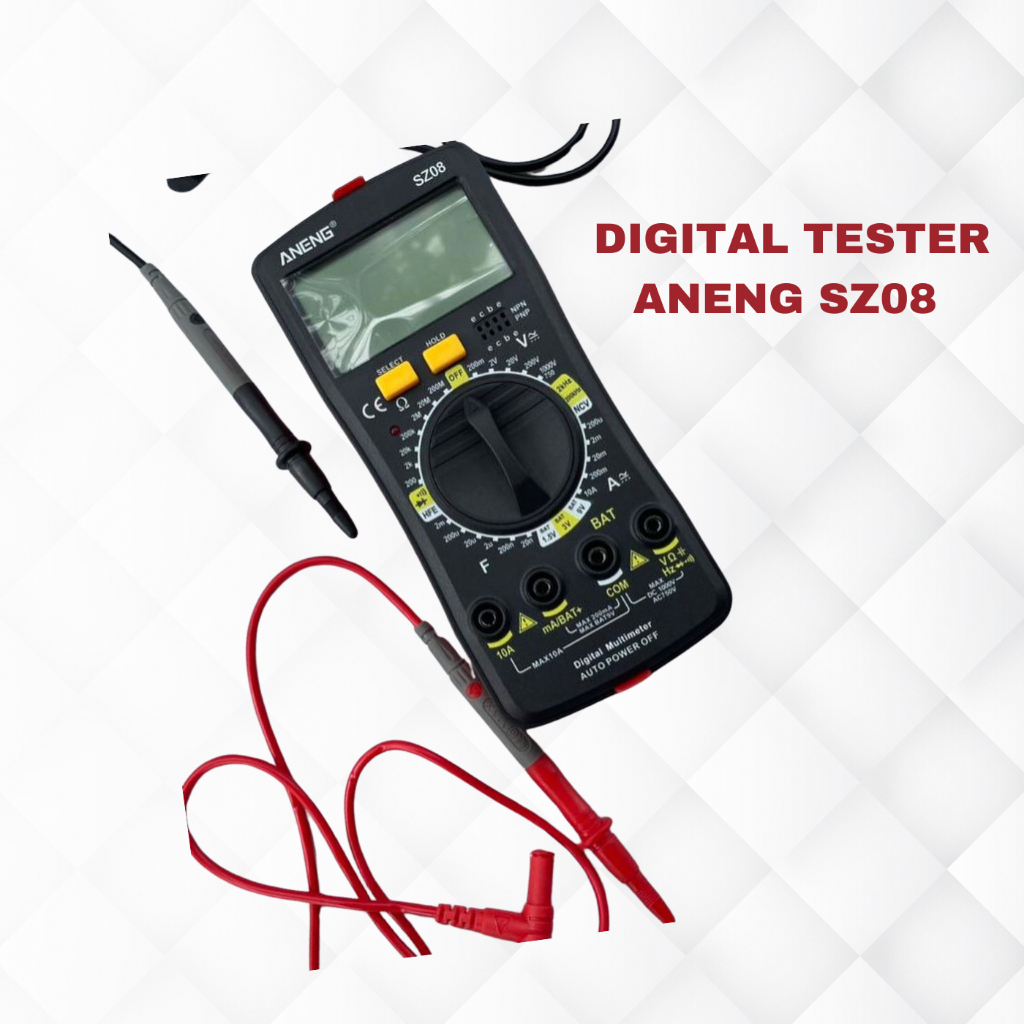 Jual Multimeter Digital Multitester ada NCV- ANENG SZ08 - Avometer AC ...