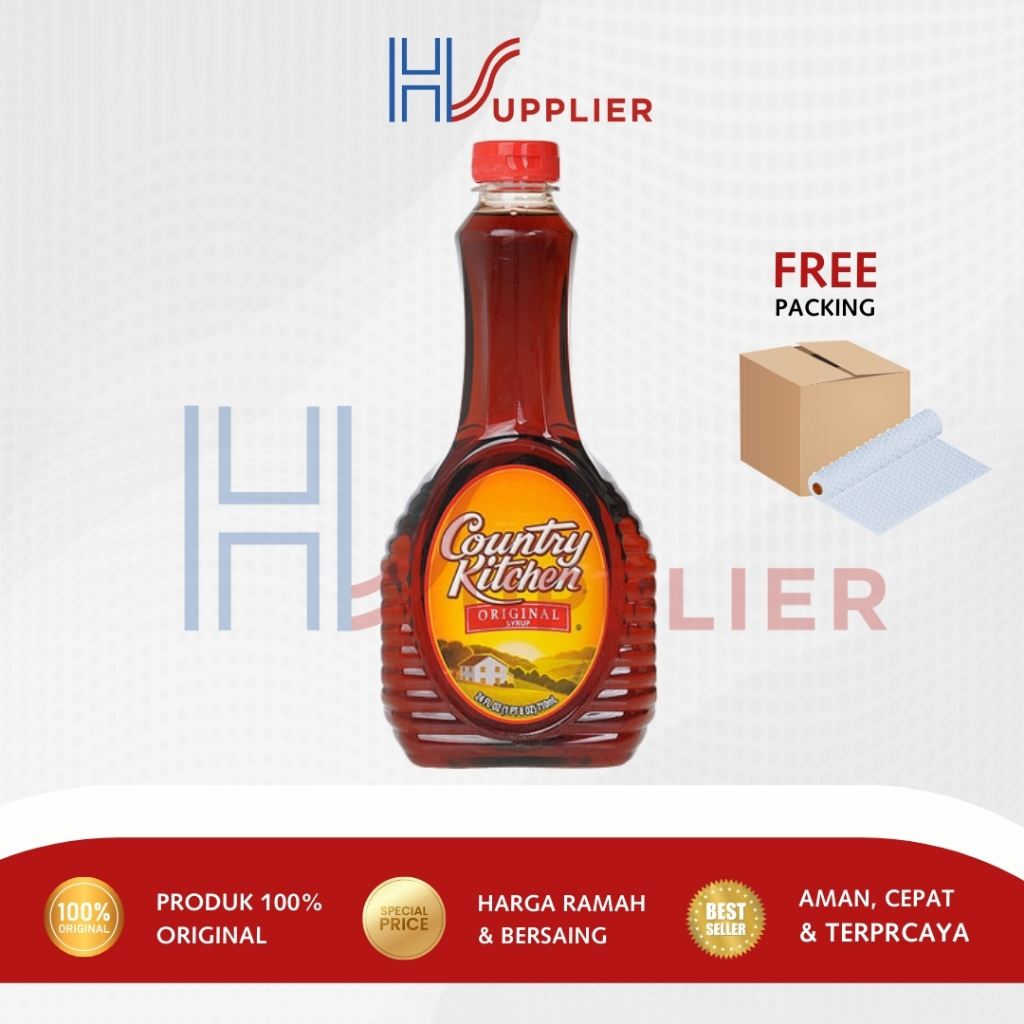 Jual Sirup Original Country Kitchen / Original Syrup 24 Oz | Shopee ...