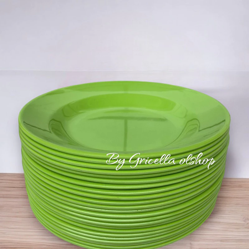 Gambar 5 Piring Makan Melamin 1 Set 12 PCS Food Grade Warna Premium