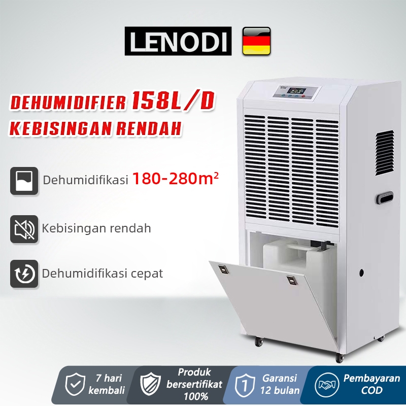 Jual LENODI Dehumidifier 158l Daya Tinggi Pencairan Es Kontrol ...