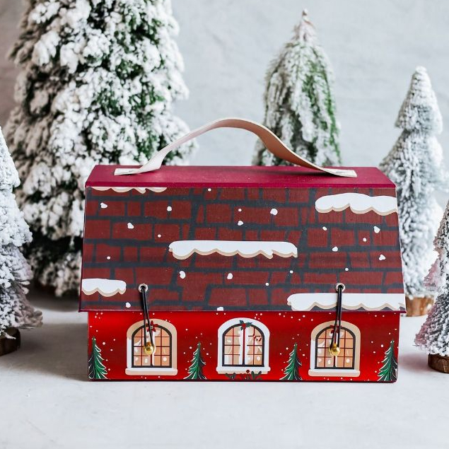 Jual Carol Box - Hardbox Rumah Packaging Natal / Christmas | Shopee ...