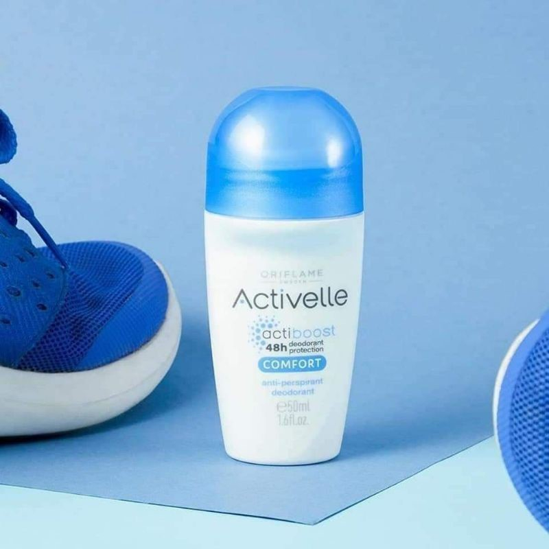 Jual Activelle Comfort Anti Perspirant Roll On Deodorant (Deo Biru ...