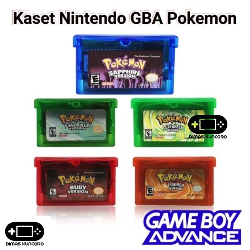 Jual Kaset Nintendo GBA Pokemon fire red gameboy advance micro sp nds ...