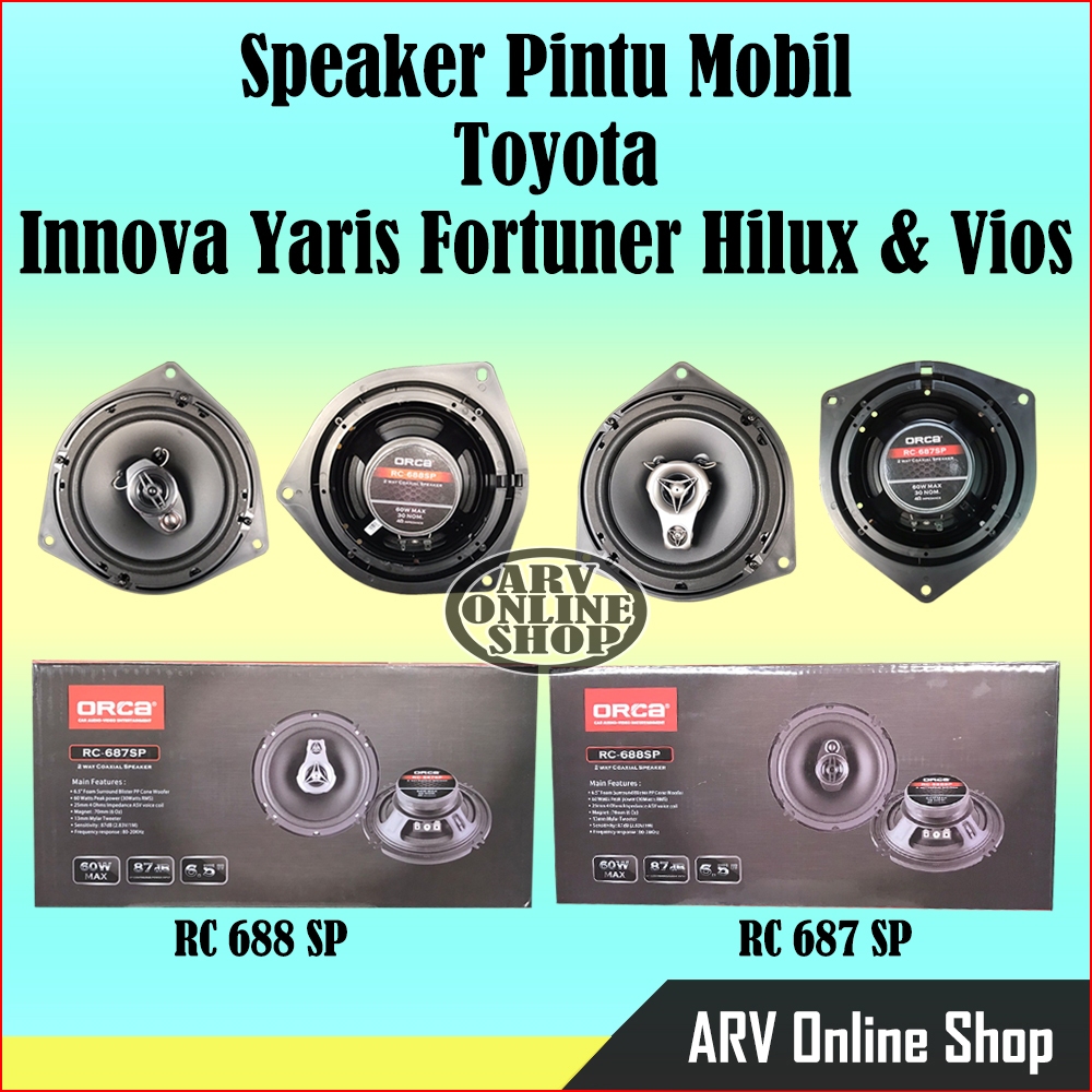 Jual Speaker Pintu Mobil Toyota Innova Fortuner Yaris Vios & Hilux Orca ...