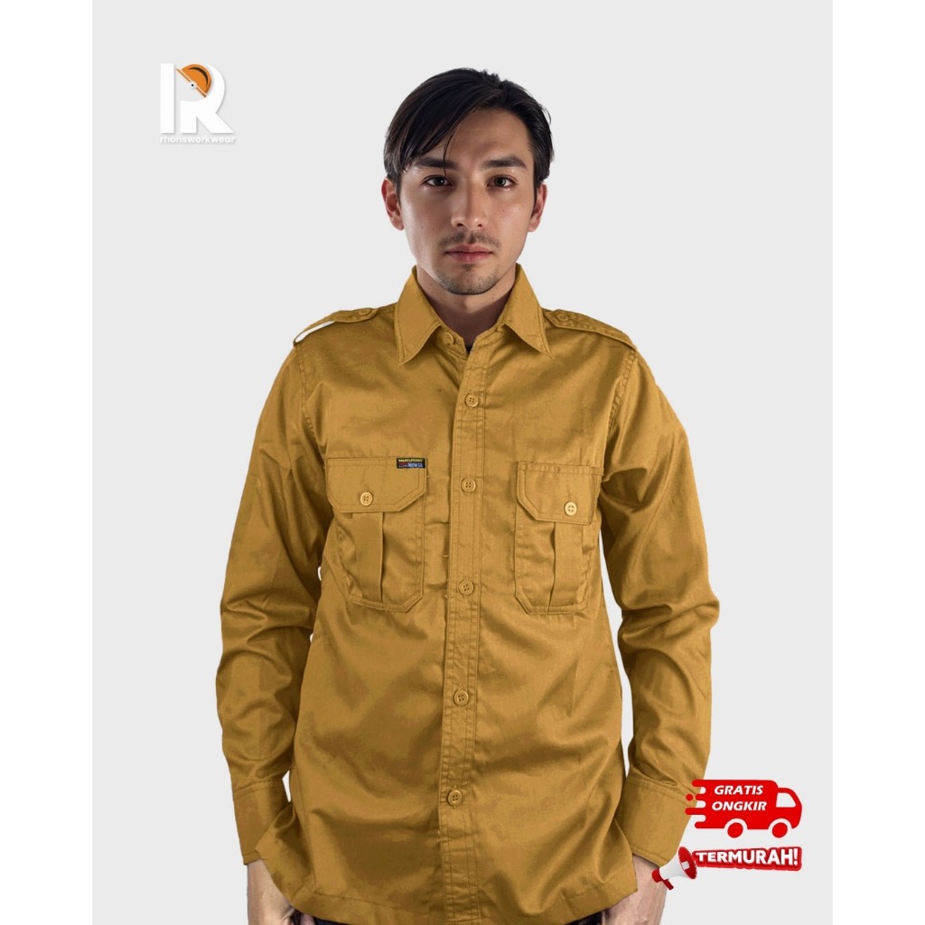 Jual BAJU PDL/ PDH POLOS, Lapangan/ Outdoor/ Operator/ Mekanik