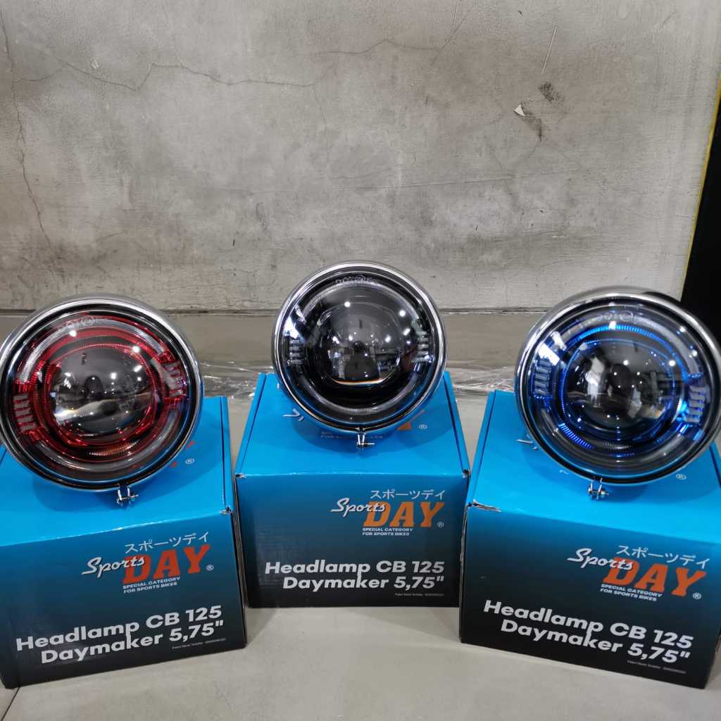 Jual Lampu Depan Biled Set Batok CB 125 By Sports DAY Ukuran batok 5,75 ...