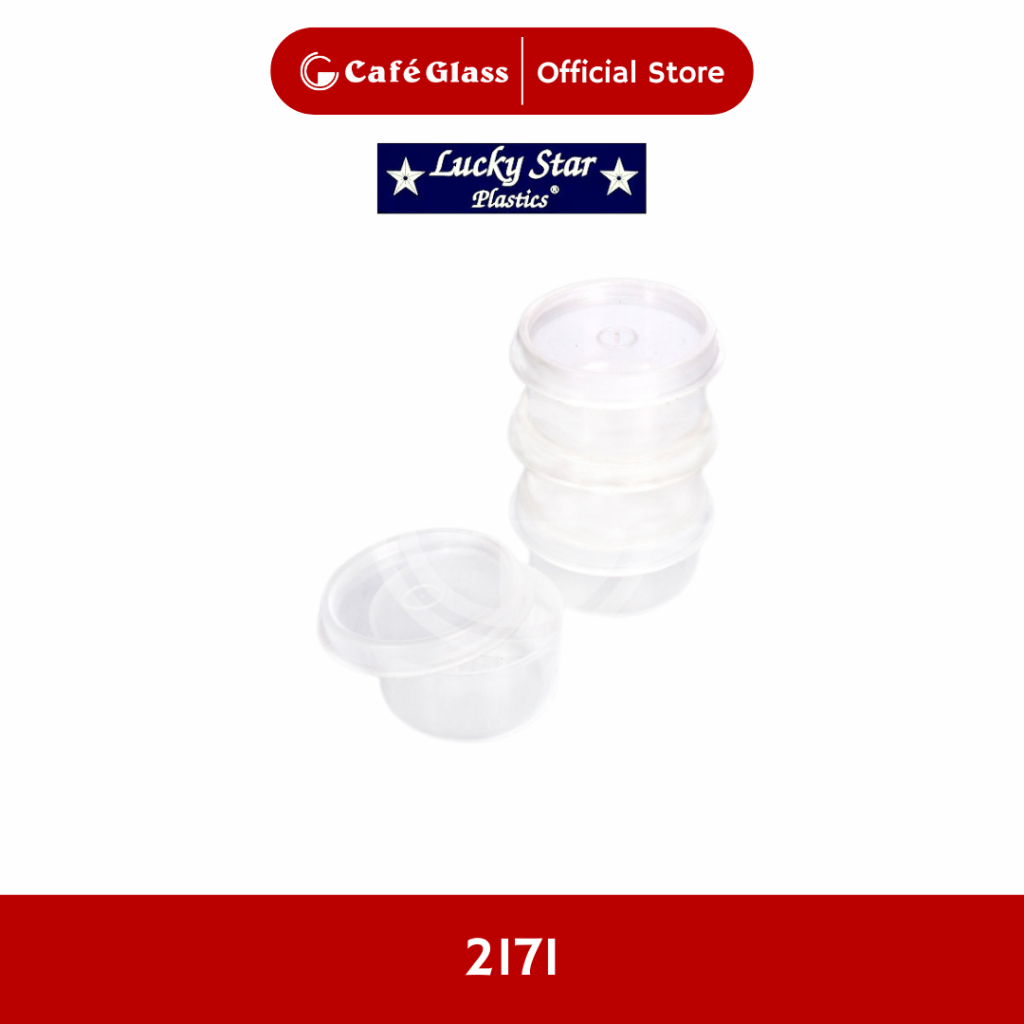 Toples Mini Plastik Lucky Star 2171 – Sealware Mini Bumbu / Tempat Saus Kecil