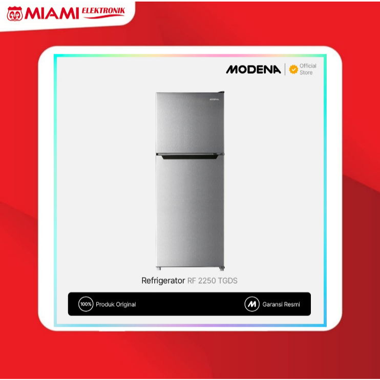 Jual MODENA RF 2250 TGDS / RF2250TGDS Refrigerator | Shopee Indonesia