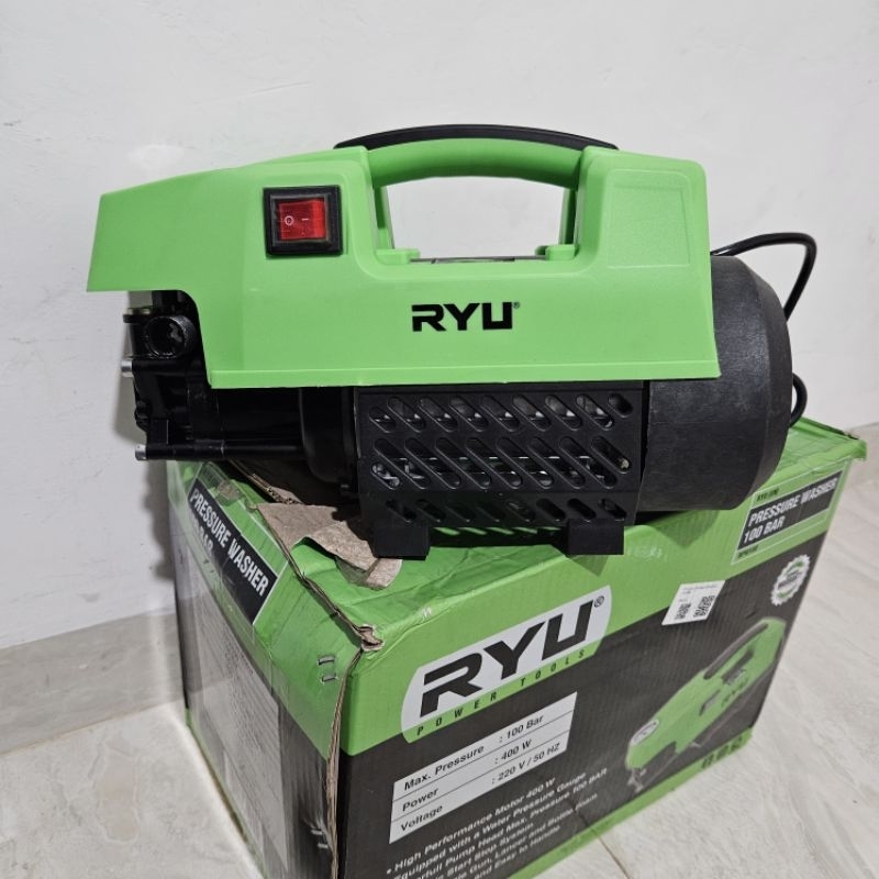 Jual Mesin Cuci Mobil Motor RYU RPW100 Pressure Washer 100 Putra Inti ...