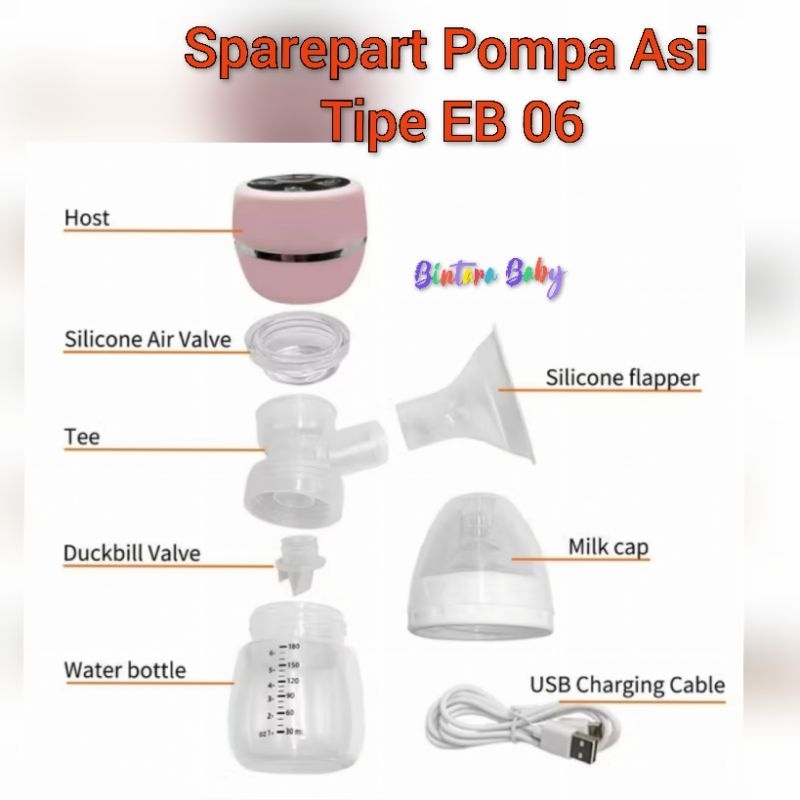 Jual Sparepart Pompa Asi Tipe Elektrik EB06 EB 06 Portable Breast pump ...