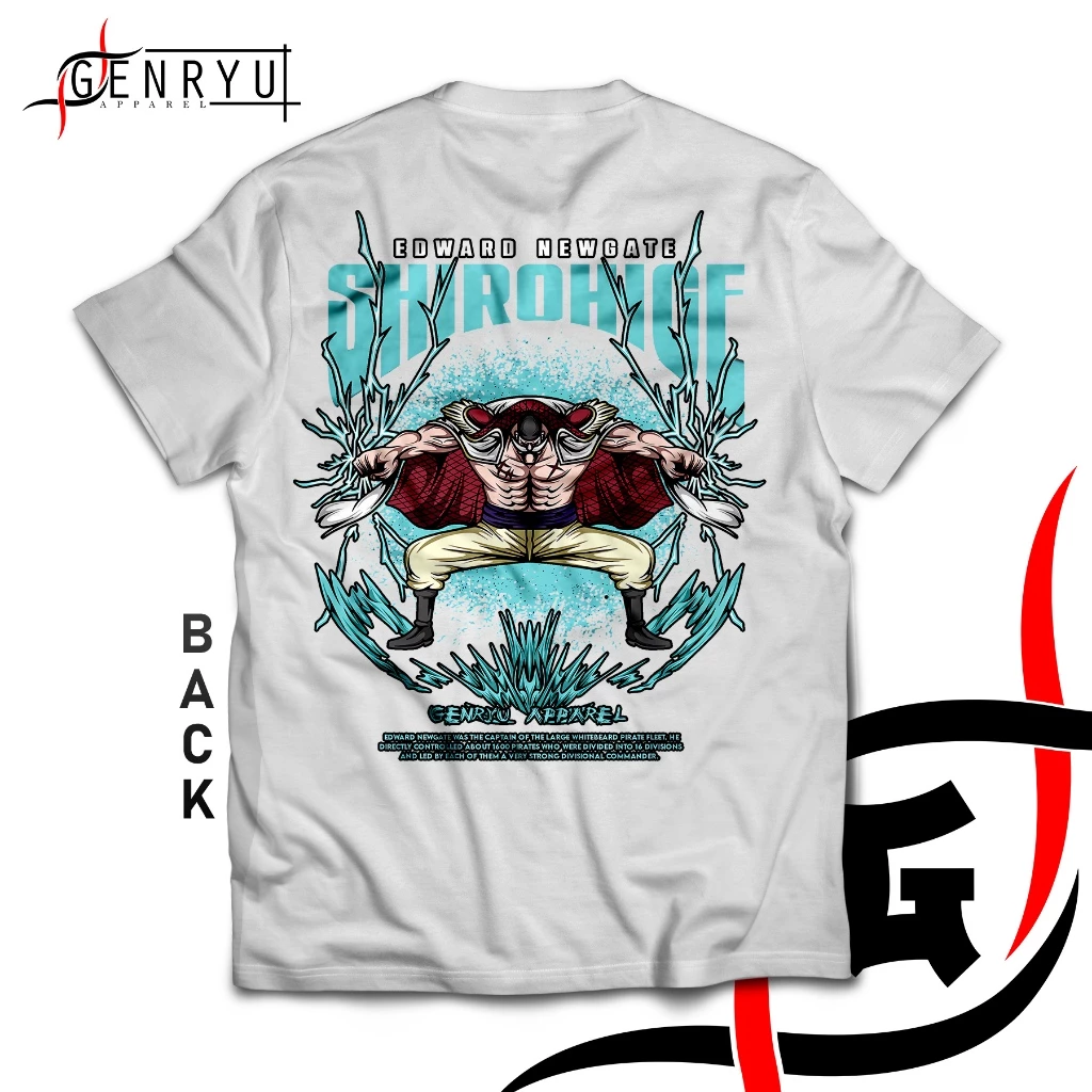 Edward Newgate / Shirohige Anime One Piece Baju Kaos