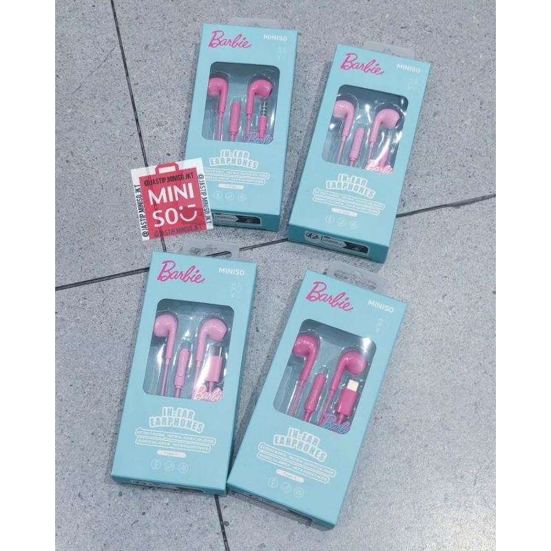 MINISO x Barbie海外限定コラボ商品イヤホン