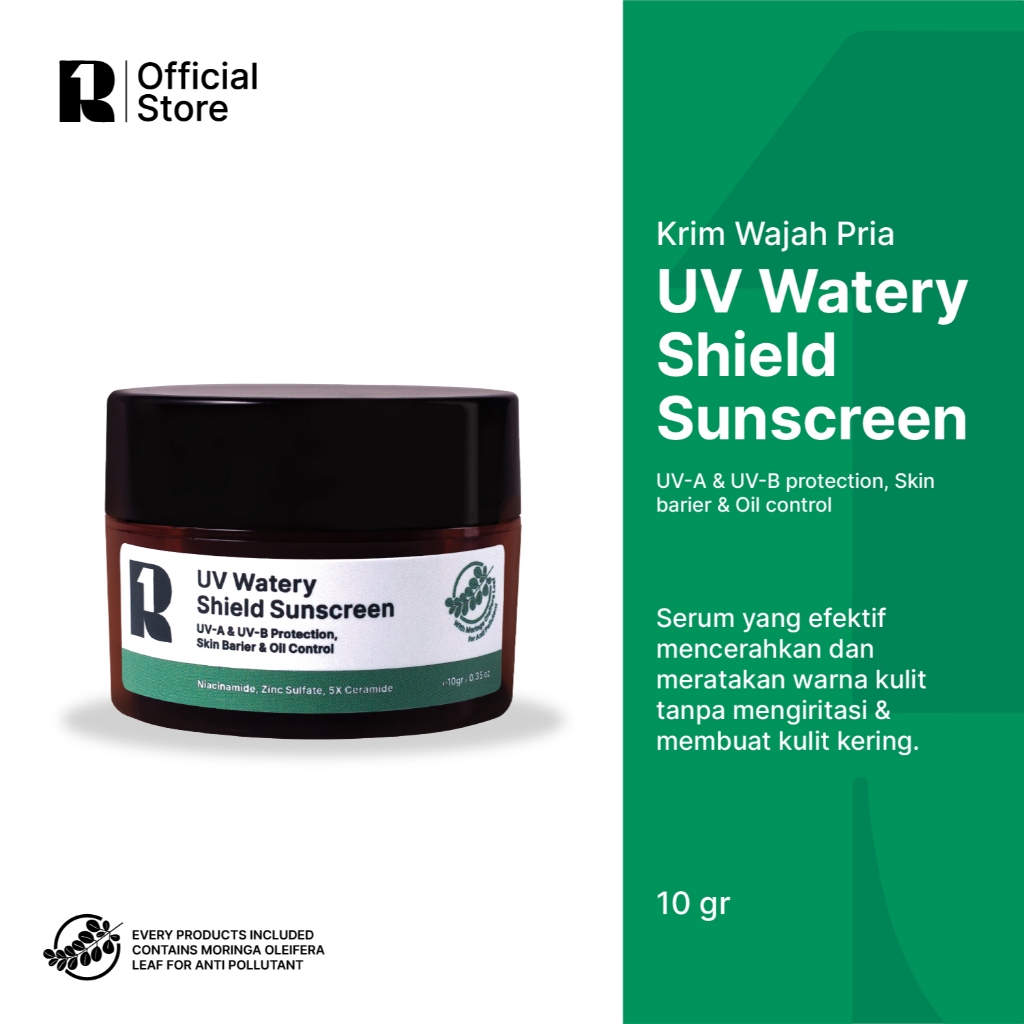 Jual R1 UV Watery Shield Sunscreen 10 gr - Perawatan Sunscreen Wajah ...