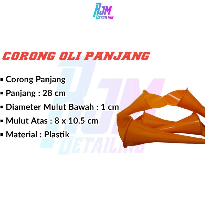 Jual Corong Oli Minyak Air Bensin Radiator Plastik Mulut Panjang ...
