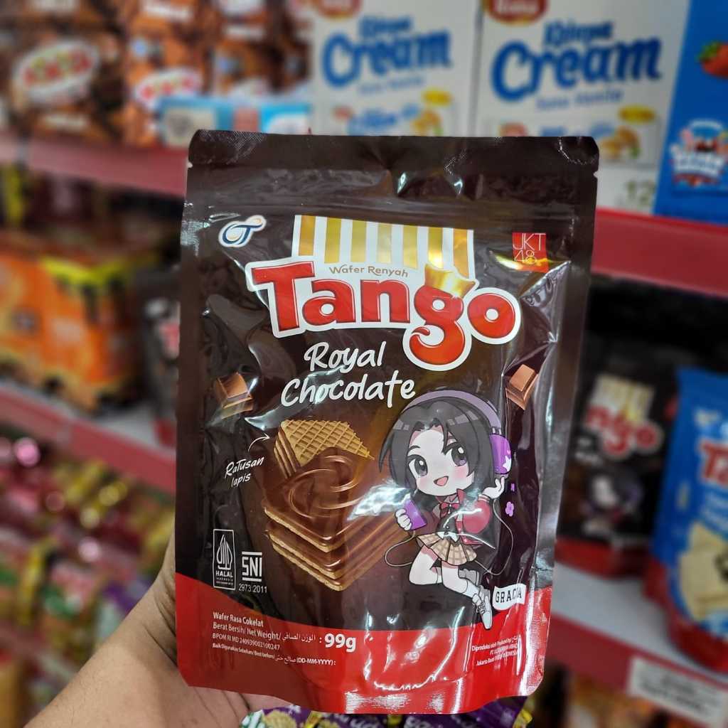 Jual Tango Wafer Pouch 99Gr EXCLUSIVE JKT48 Rasa Coklat Vanilla ...