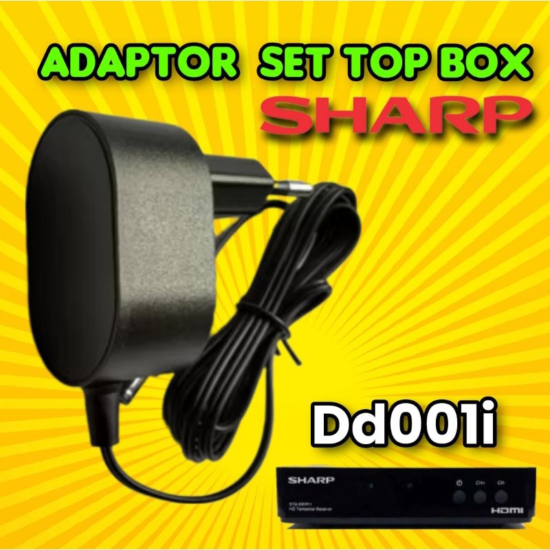 Jual Adaptor STB Sharp Dd001i lebih awet dan tahan panas | Shopee Indonesia
