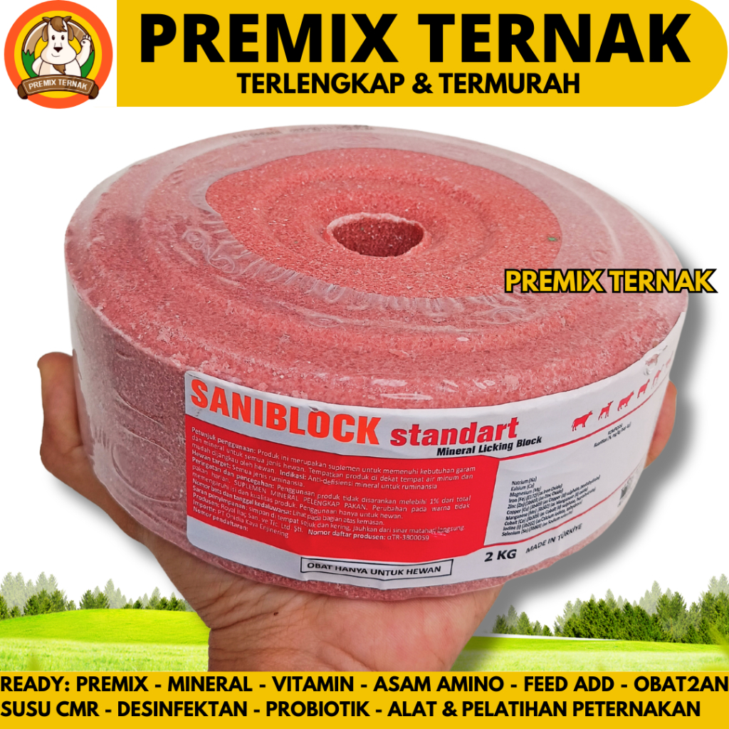 Jual MINERAL BLOK SANIBLOCK STANDART 2 KG - MINERAL BLOK SAPI - MINERAL ...