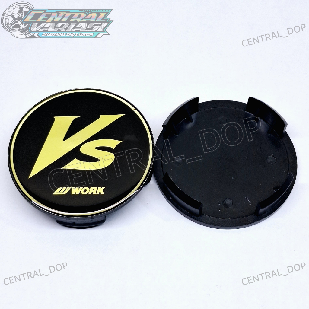 Jual Dop Roda Tutup velg Tutup dop Center Cap racing Logo VS work ...
