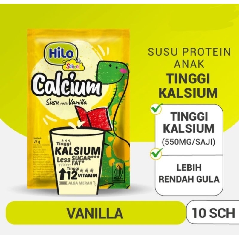 Jual Hilo School Rasa Vanilla (10 Sachet) | Shopee Indonesia