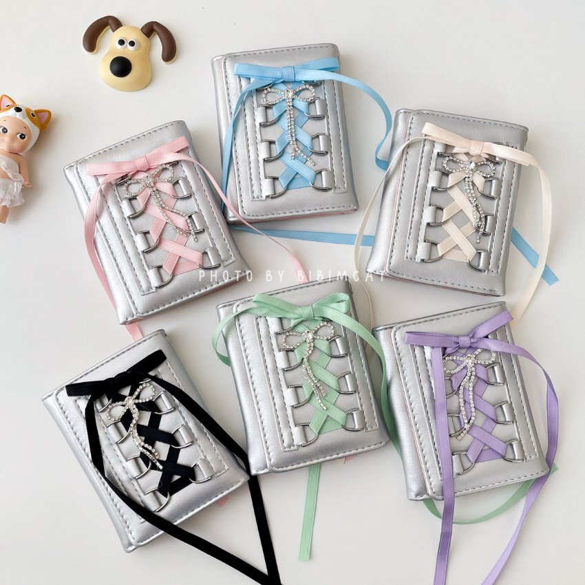 Jual Bibimcat - (LIMITED) Ballet Ribbon Wallet / Dompet Lipat Wanita PU ...