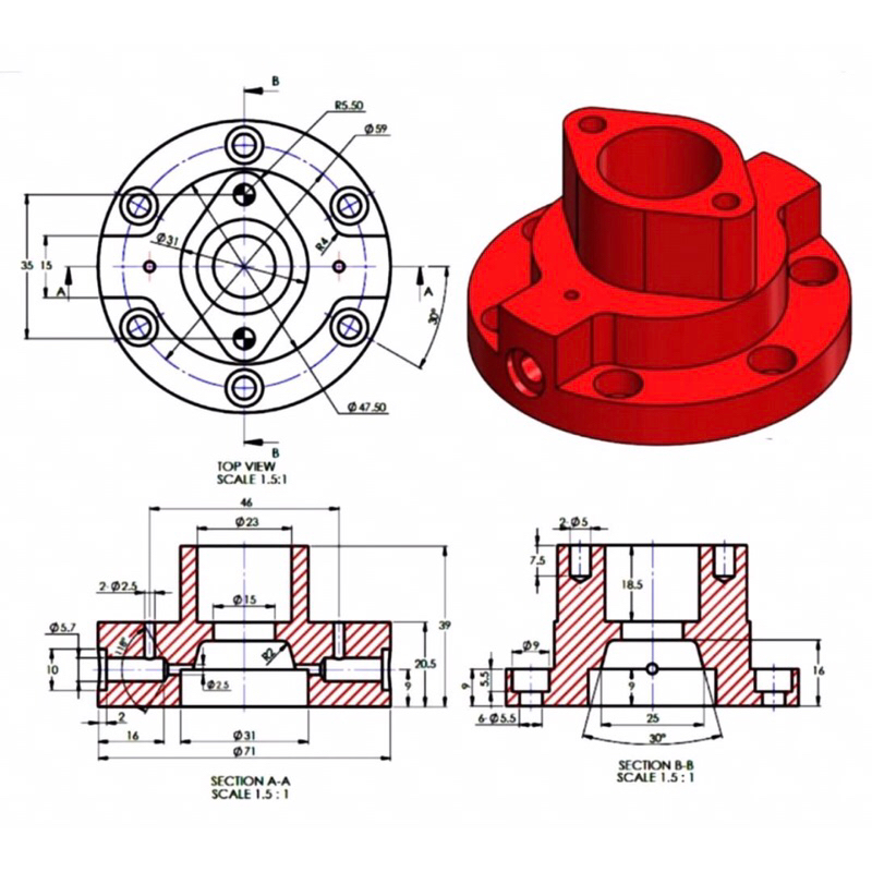 Jual Jasa Design Gambar Teknik 3D CAD STEP Mechanical Engineering ...