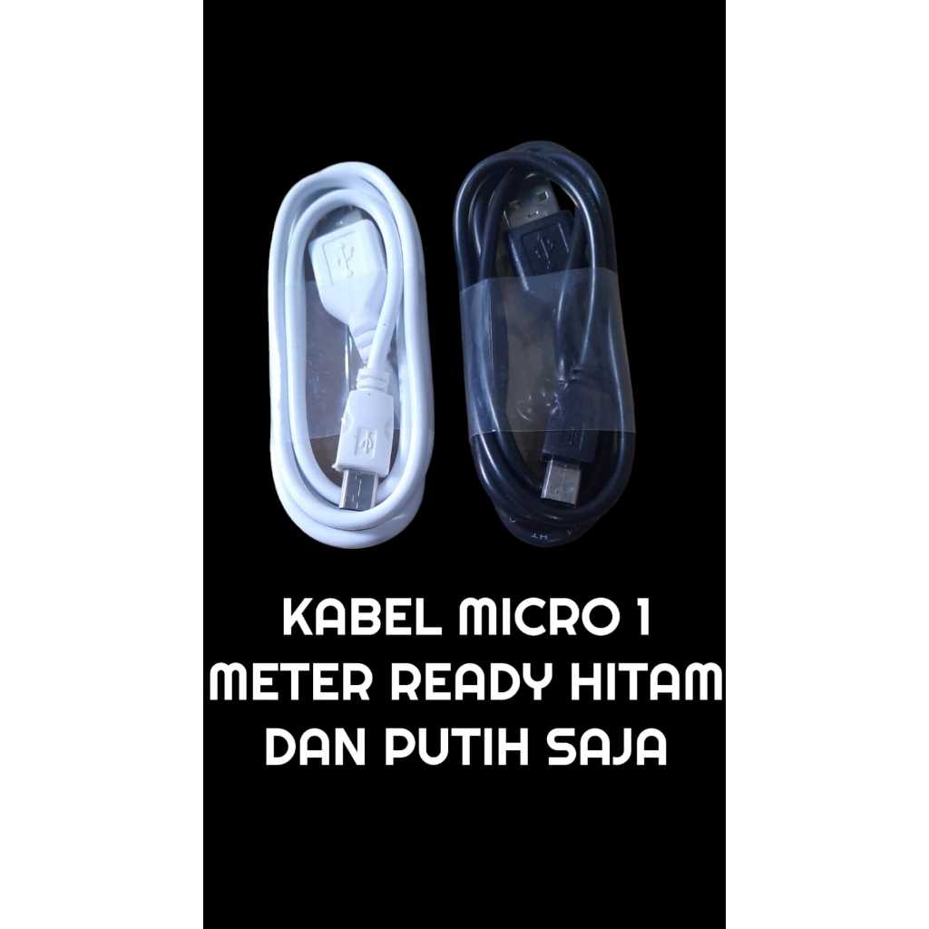 Jual KABEL MICRO PANJANG 1METER | Shopee Indonesia