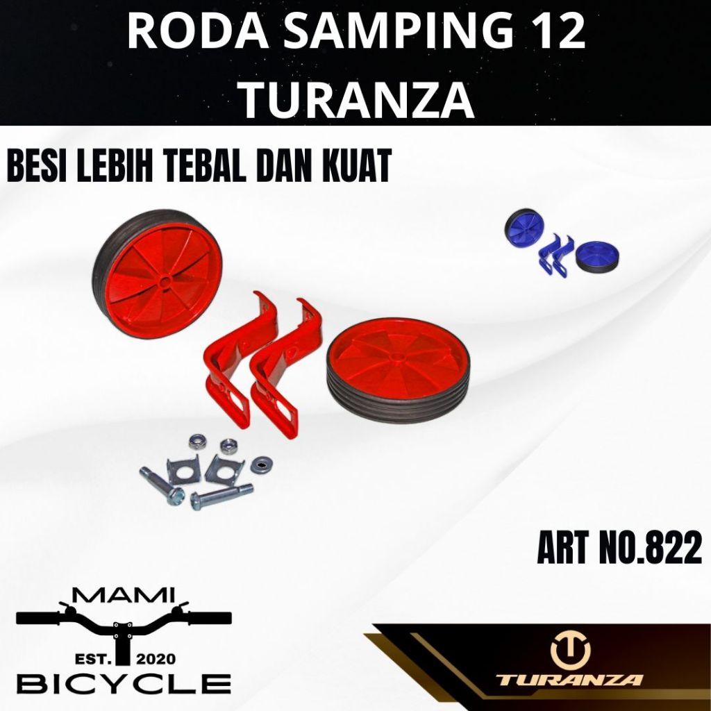 Jual Roda bantu turanza Bahan Tebal Ukuran Size Lengkap Roda Samping 12 ...