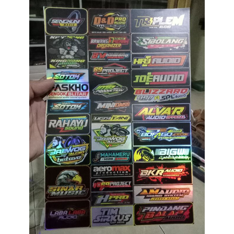 Jual STIKER SOUND | STIKER AUDIO | STIKER SOUNDSYSTEM | STIKER HOLOGRAM ...