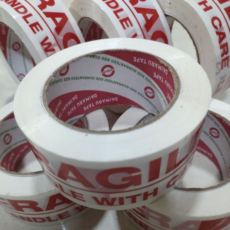 Jual lakban fragile putih 2 inchi tebal | Shopee Indonesia