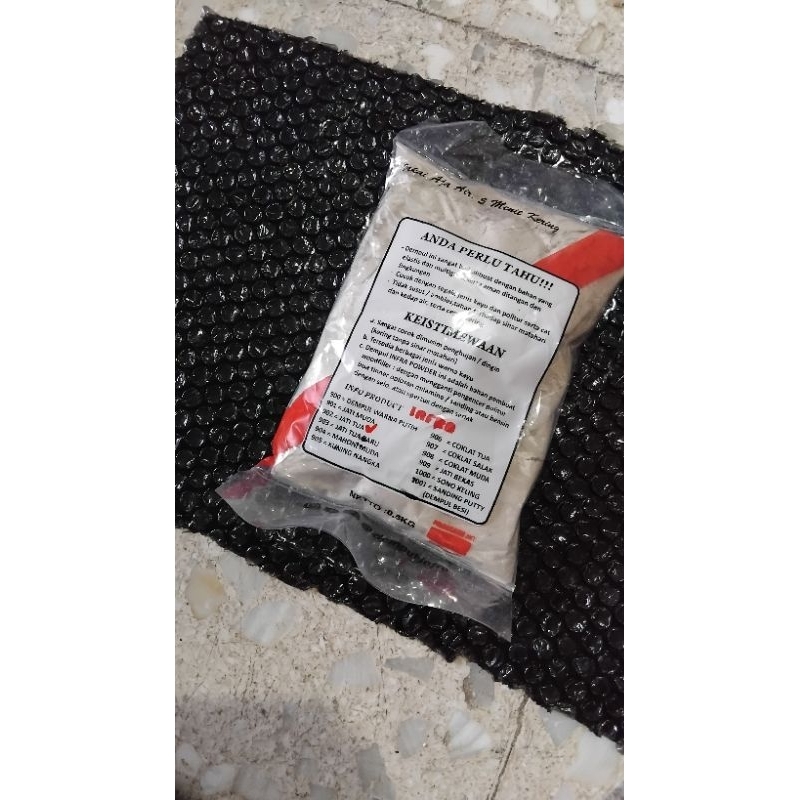 Jual DEMPUL KAYU WATERBASE INFRA WOOD ORIGINAL 0.5KG / DEMPUL KAYU ...