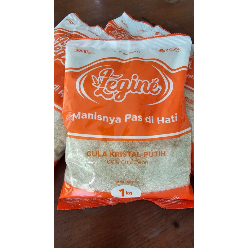 Jual Legine Gula Pasir 1 kg (Kemasan Orange) | Shopee Indonesia